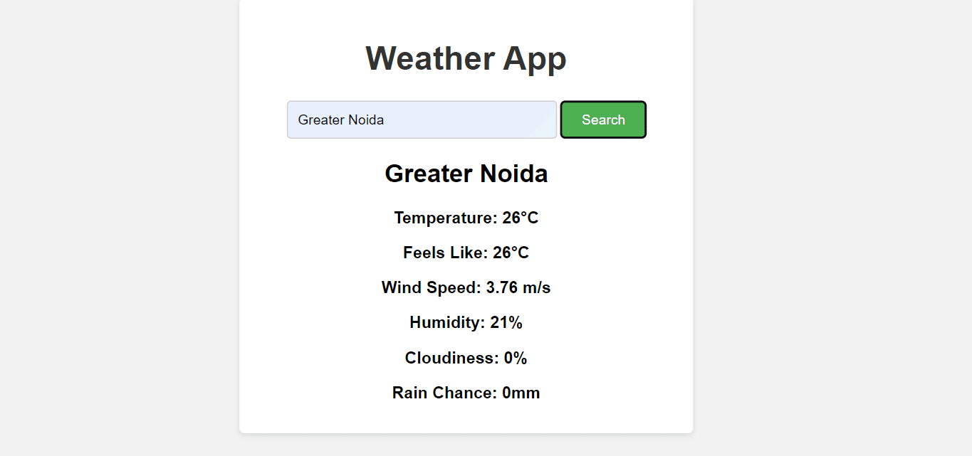 Weather App